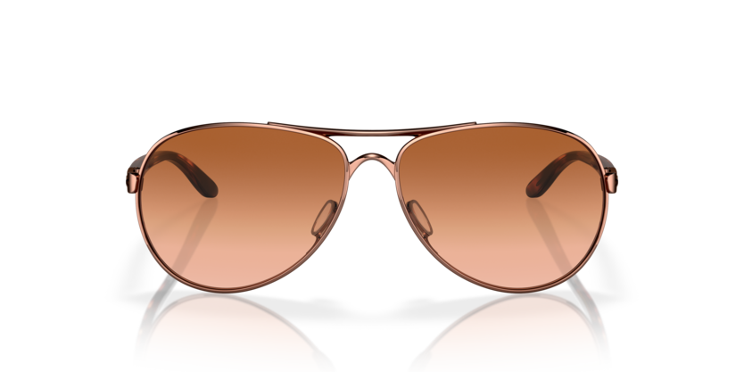 Oakley Oakley Feedback in Rose Gold with VR50 Brown Gradient Lens