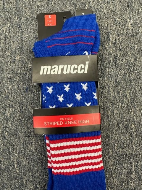 Marucci Marucci Brnded Striped Knee Sock USA