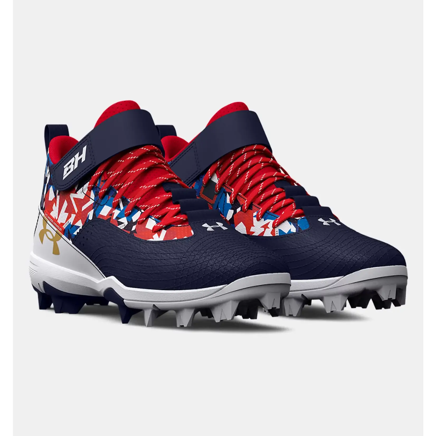 Under Armour Boys' UA Harper 7 Mid USA RM Jr. Baseball Cleats