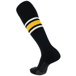 TCK TCK Dugout Series Socks Black/White/Gold (Pattern E)