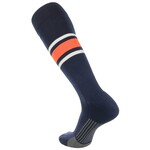 TCK TCK Dugout Series Socks Navy/White/Orange (Pattern E)