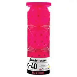 Franklin Franklin X-40 Outdoor Pickleballs Pink