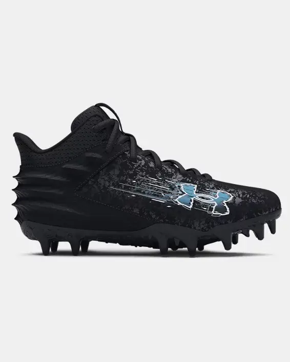 Under Armour Boys UA Blur Smoke Suede Select MC Jr. Football Cleats