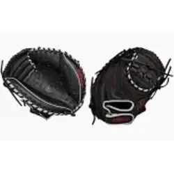 Wilson Wilson A700 Catxhers Mitt 32.5 Blk/Silver/Red