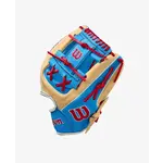 Wilson Wilson A2000 SC1975 11.75” Blonde/Sky Blue/Red