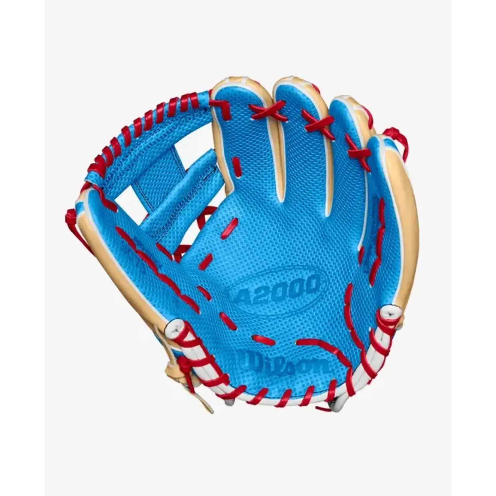 Wilson Wilson A2000 SC1975 11.75” Blonde/Sky Blue/Red