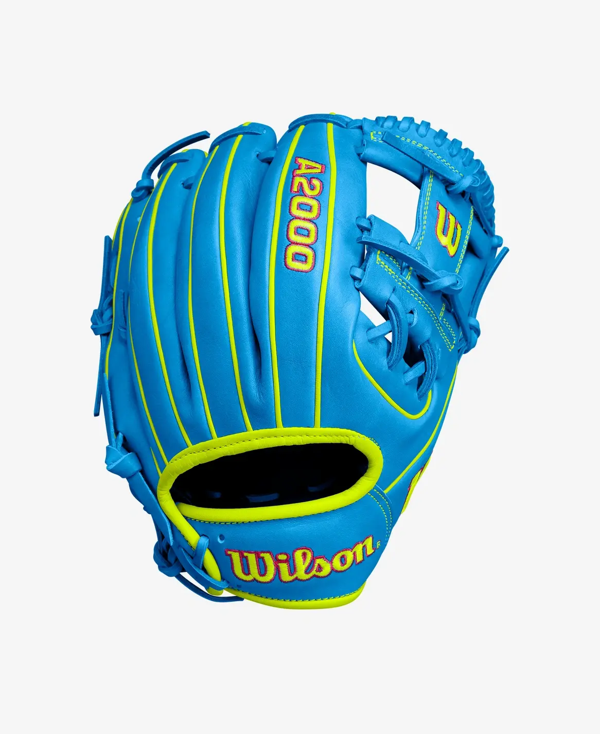 Wilson Wilson A2000 1788 11.5” Sky Blue/Optic Yellow
