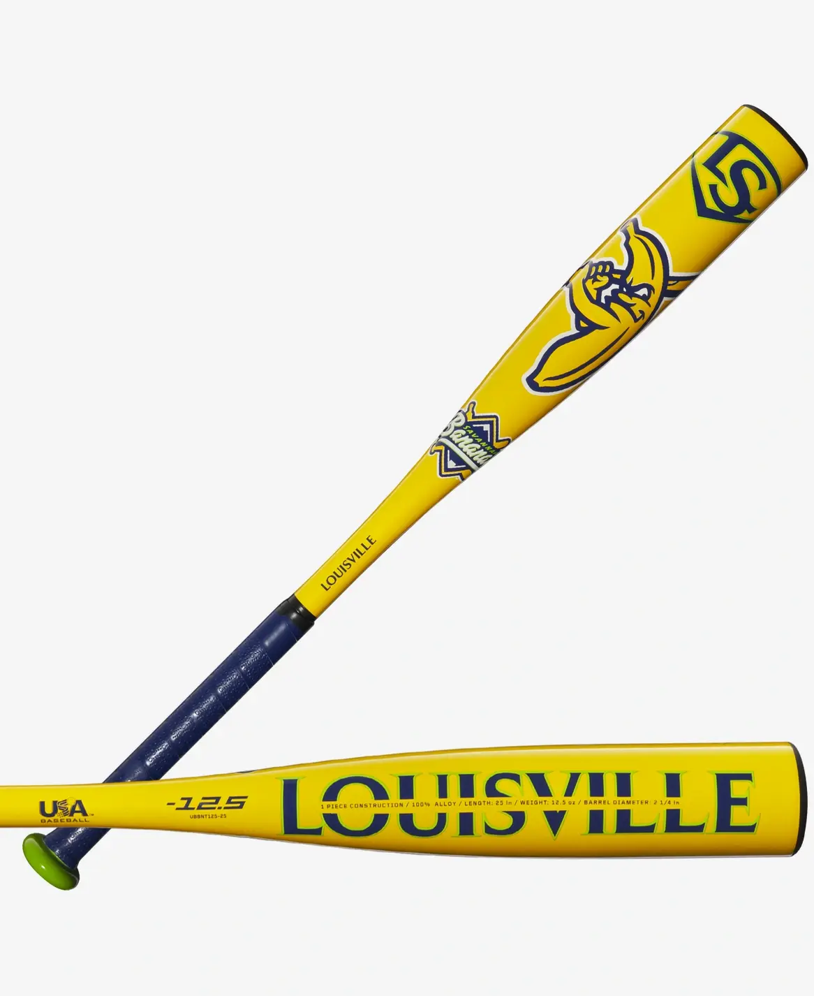 Louisville Slugger 2025 Louisville Savannah Bananas Tee Ball Bat -12.5 USA