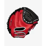 Wilson Wilson A500 32 Inch Catchers Mitt Blk/Red/Gry