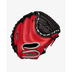 Wilson Wilson A500 32 Inch Catchers Mitt Blk/Red/Gry