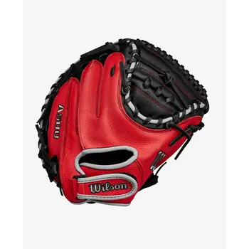 Wilson Wilson A500 32 Inch Catchers Mitt Blk/Red/Gry