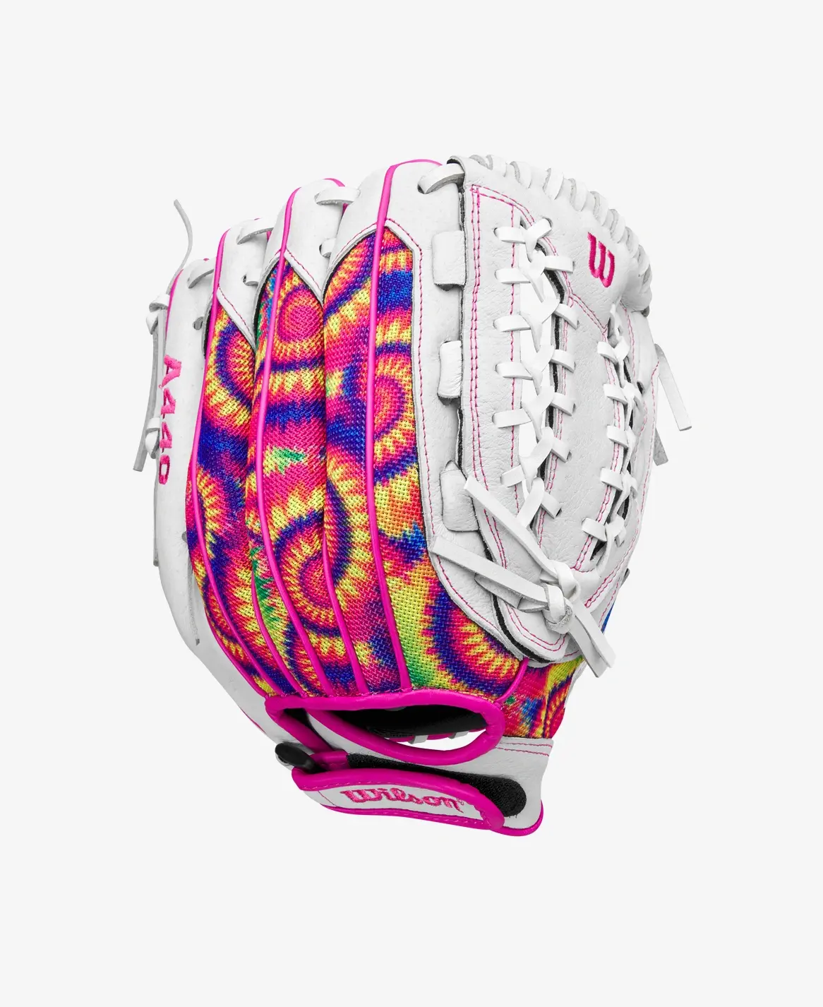 Wilson Wilson A440 Flash 12 Inch Wht/Pink/Tie Dye