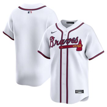 Nike Atlanta Braves Men's Replica Nike Jersey - HOME WHITE