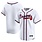 Nike Atlanta Braves Men's Replica Nike Jersey - HOME WHITE