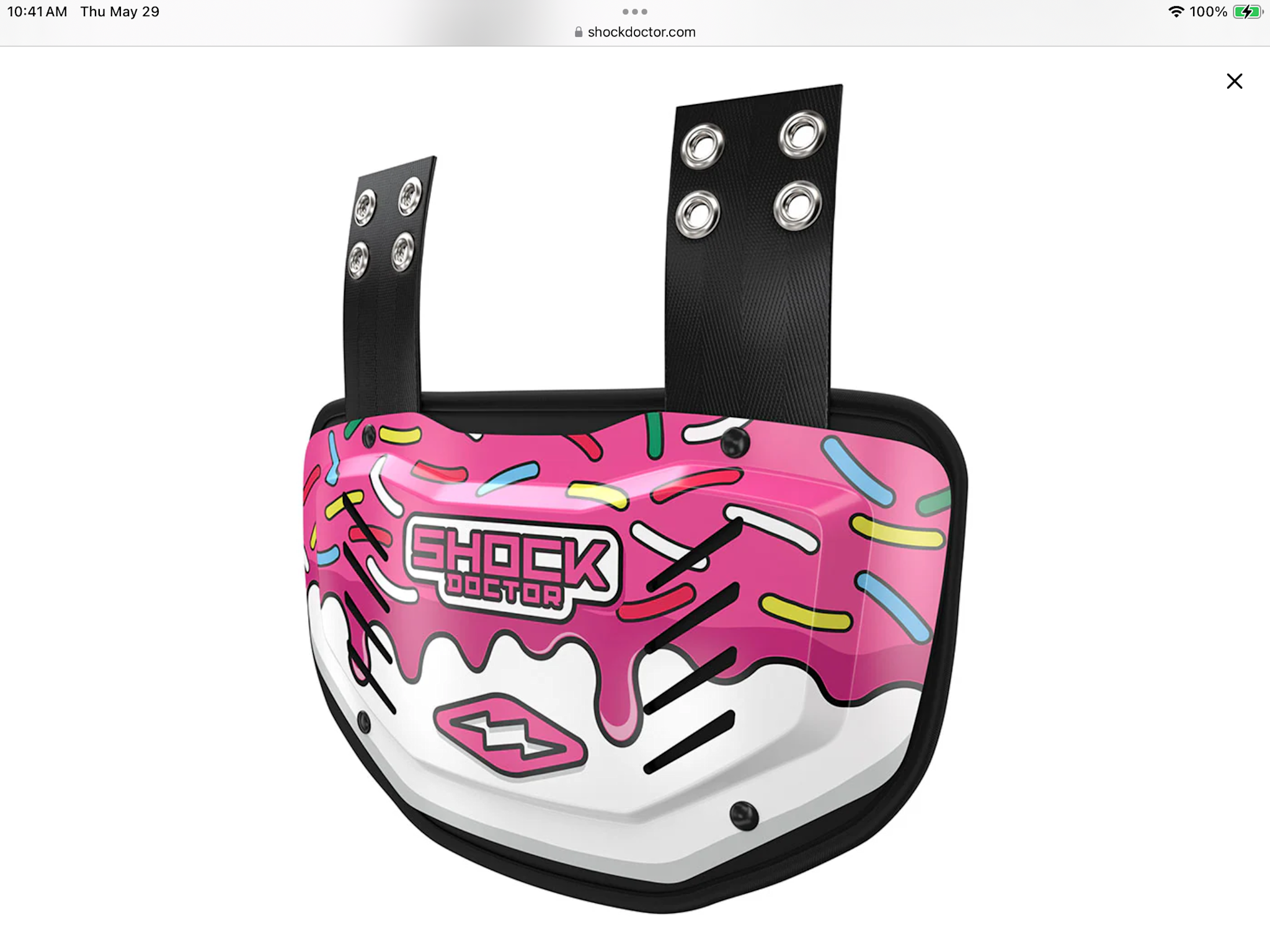 Shock Doctor Shock Doctor Showtime Back Plate