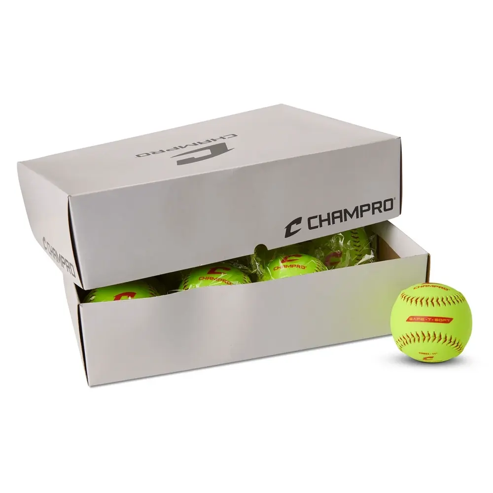 Champro Champro 11" Safe-T-Soft Durahide Cover Softball (dz)