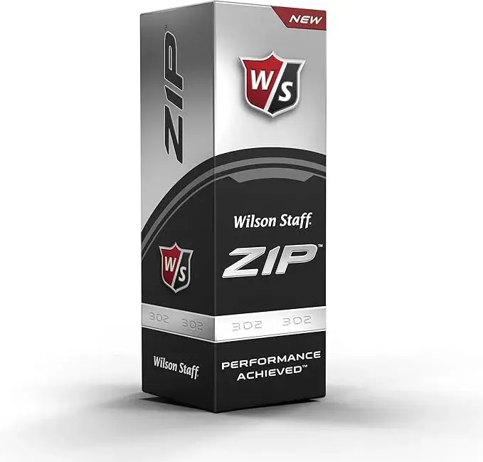 Wilson Wilson Sporting Goods Staff Zip Golf Balls (single sleeve of 3)