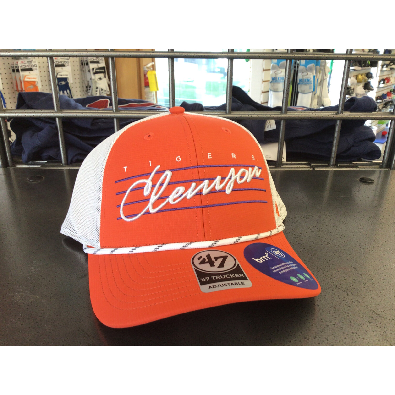 47 Brand Clemson Tigers Orange Downburst 47 Trucker
