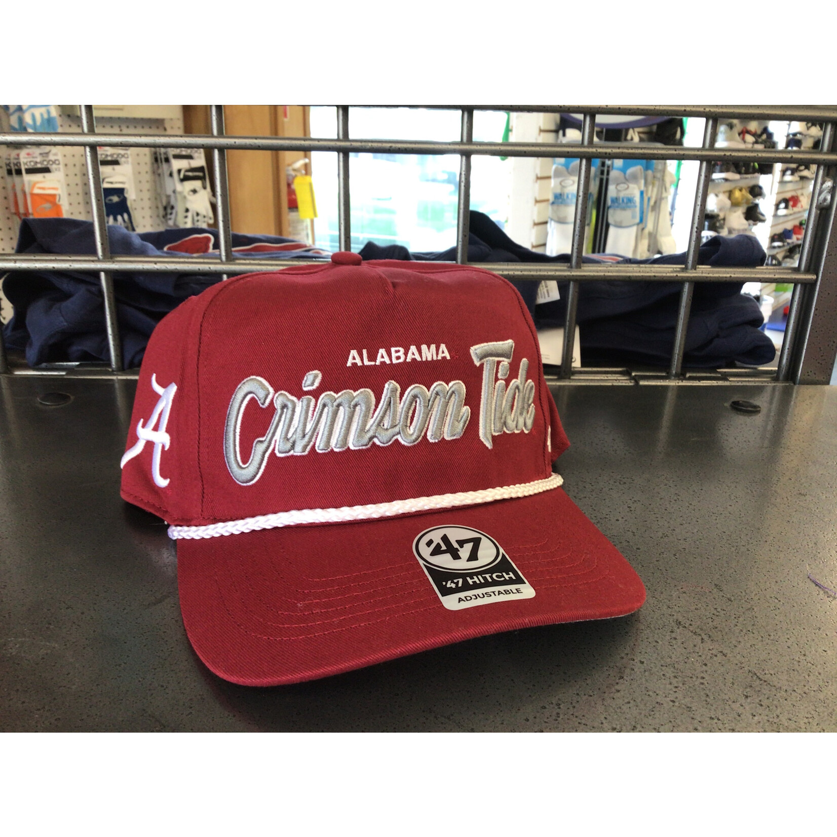 47 Brand Alabama Crimson Tide Razor Red Crosstown Script 47 Hitch