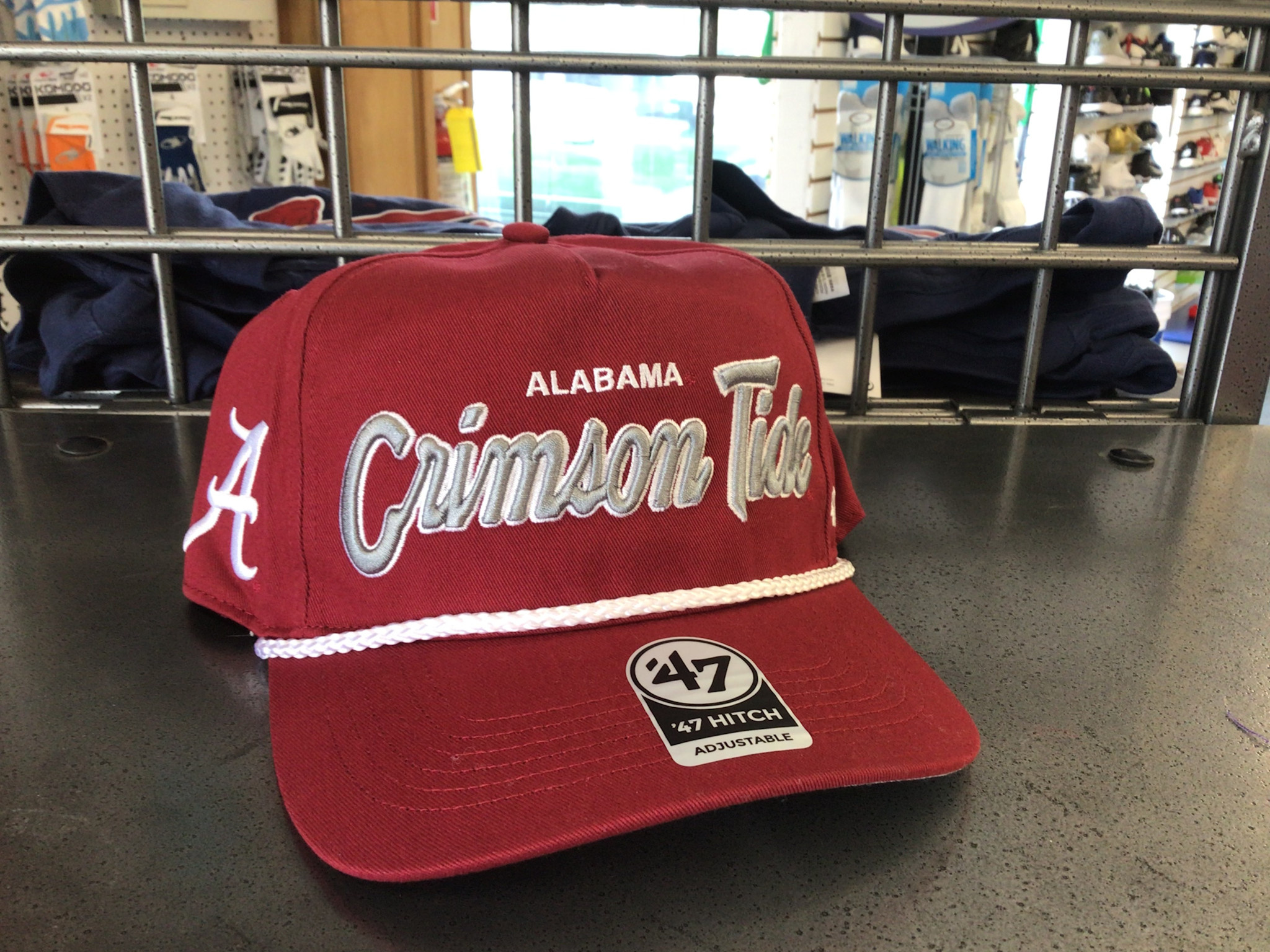 47 Brand Alabama Crimson Tide Razor Red Crosstown Script 47 Hitch