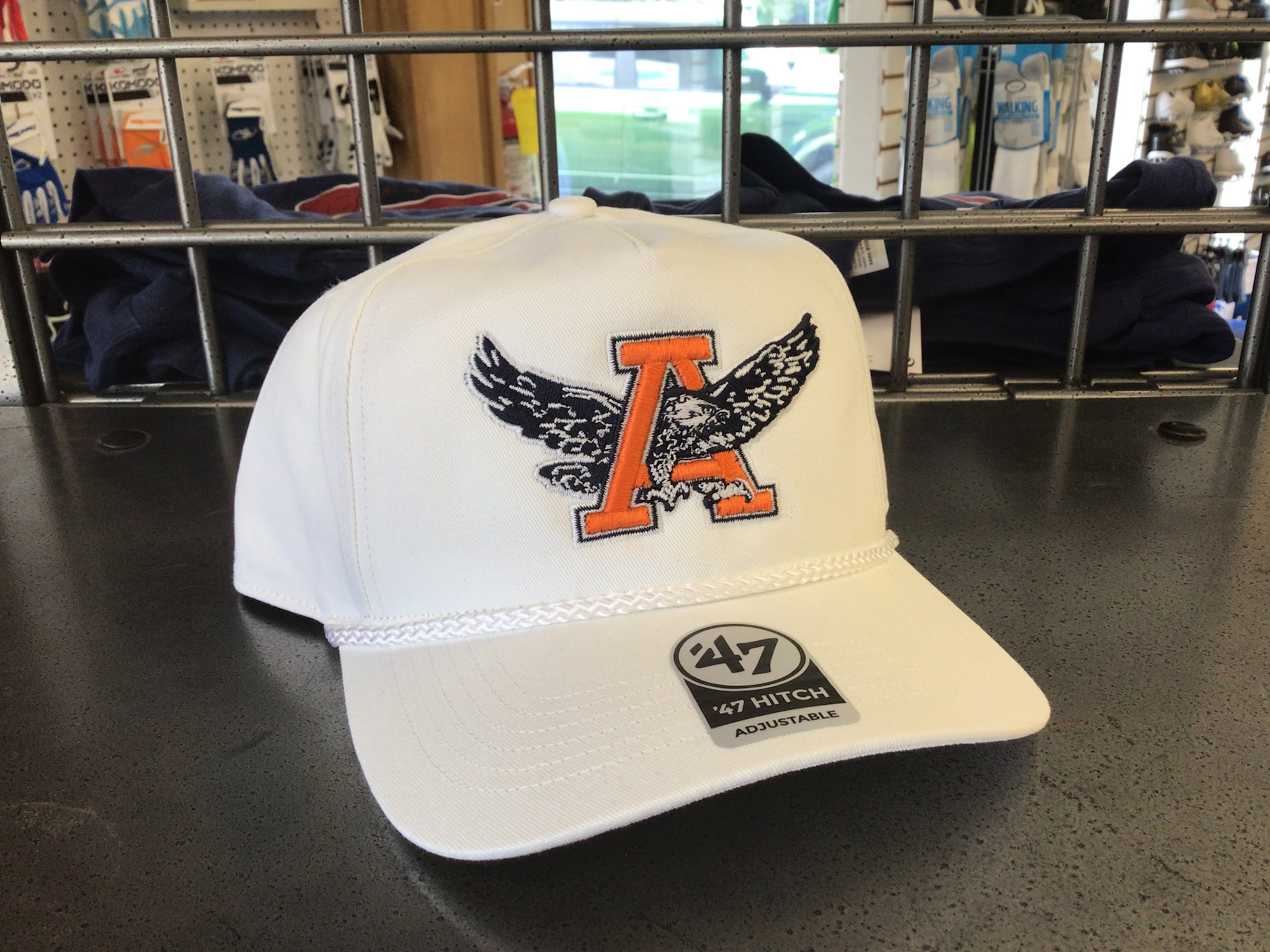 47 Brand Auburn Tigers Vintage White Rope 47 Hitch