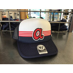 47 Brand Atlanta Braves Navy Liftoff 47 Foam Trucker