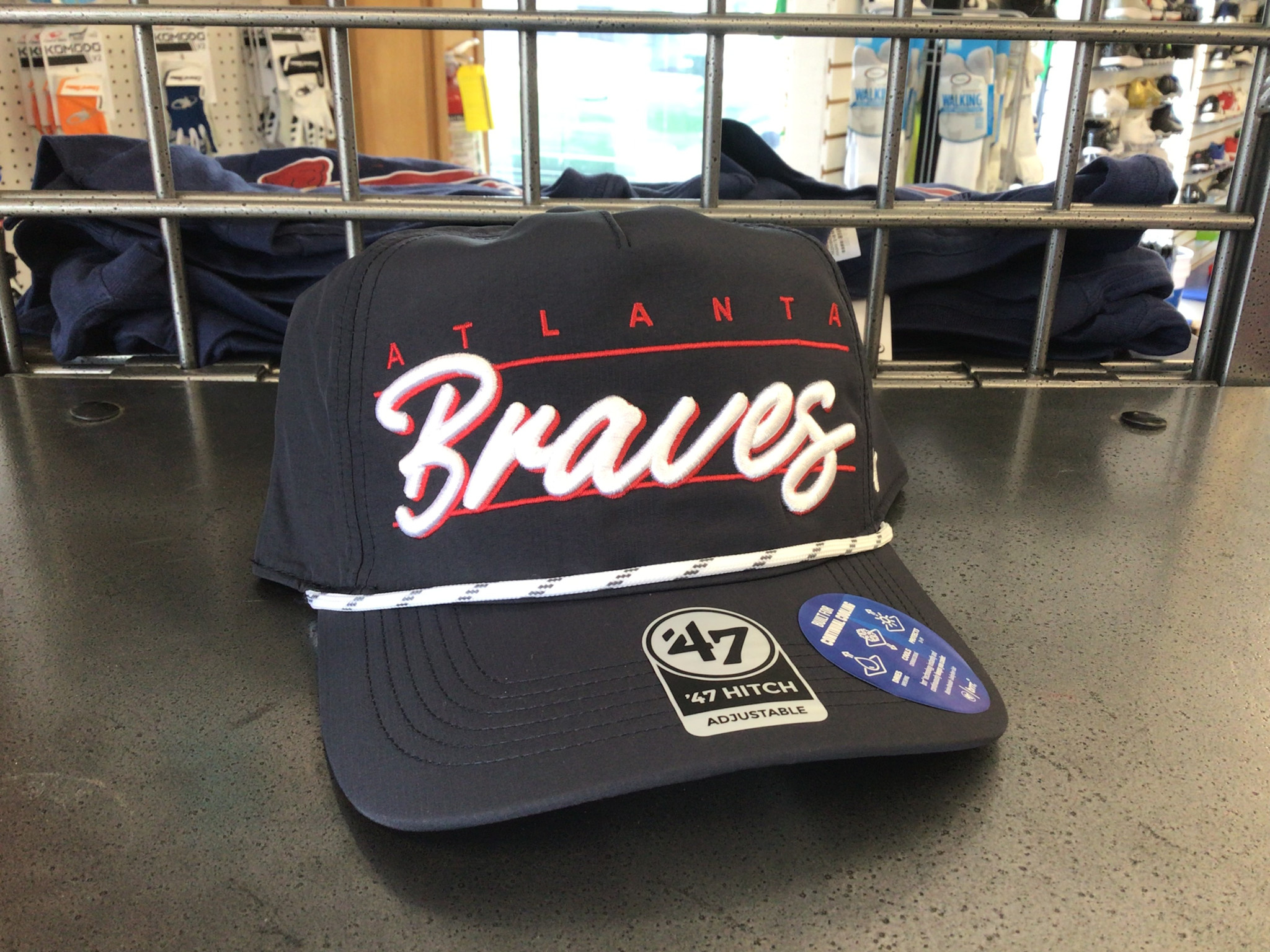 47 Brand Atlanta Braves Navy Condor 47 Hitch