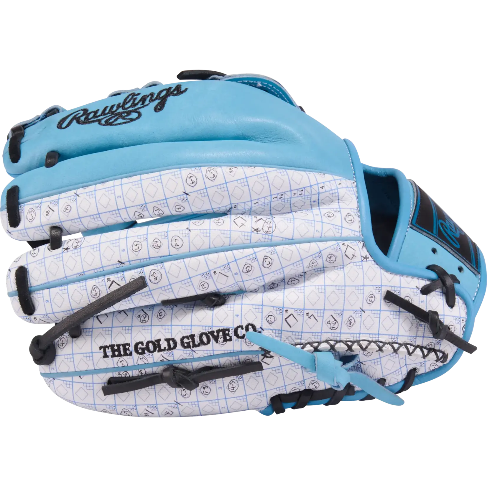 Rawlings Heart of the Hide Gold Glove Club 12.25" Scorecard Design July 2025