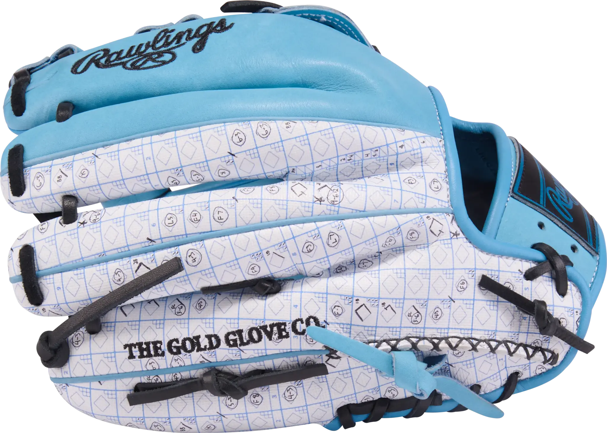 Rawlings Heart of the Hide Gold Glove Club 12.25" Scorecard Design July 2025
