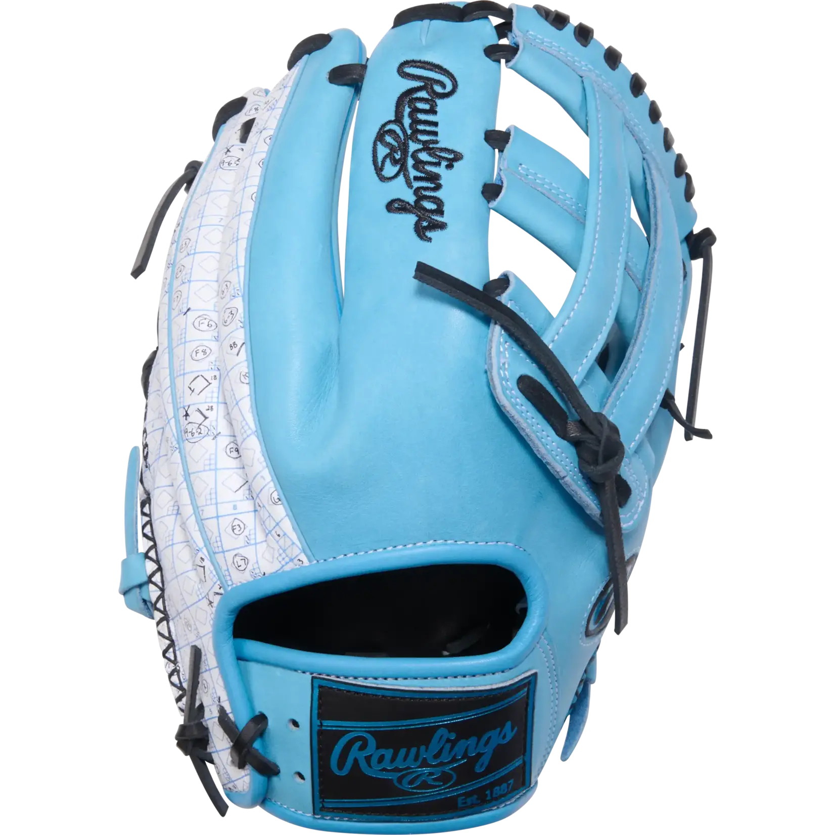 Rawlings Heart of the Hide Gold Glove Club 12.25" Scorecard Design July 2025