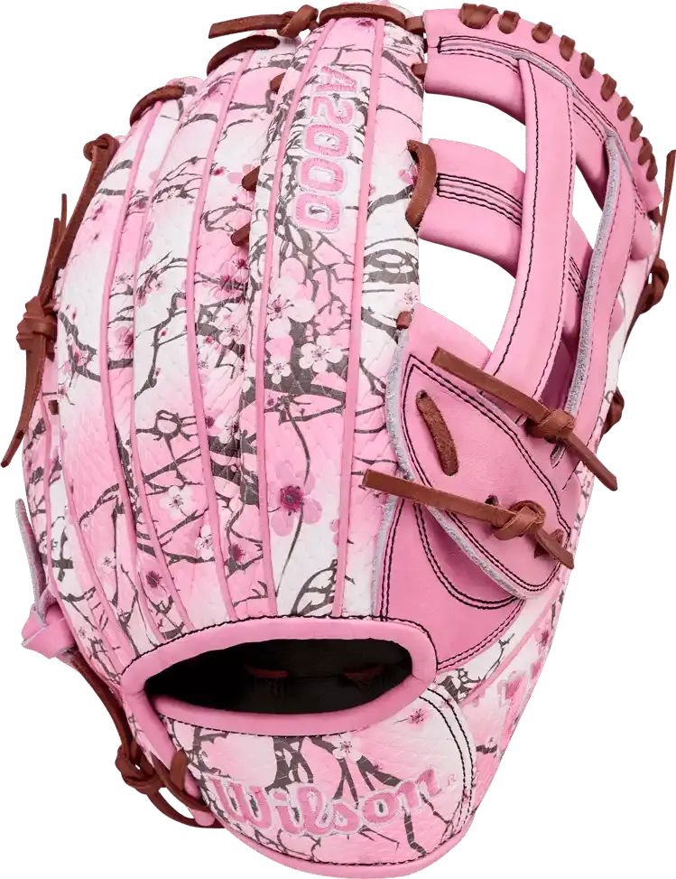 Wilson 2025 August GOTM A2000 1799 12.75" M.J. Melendez Cherry Blossom Outfield Glove