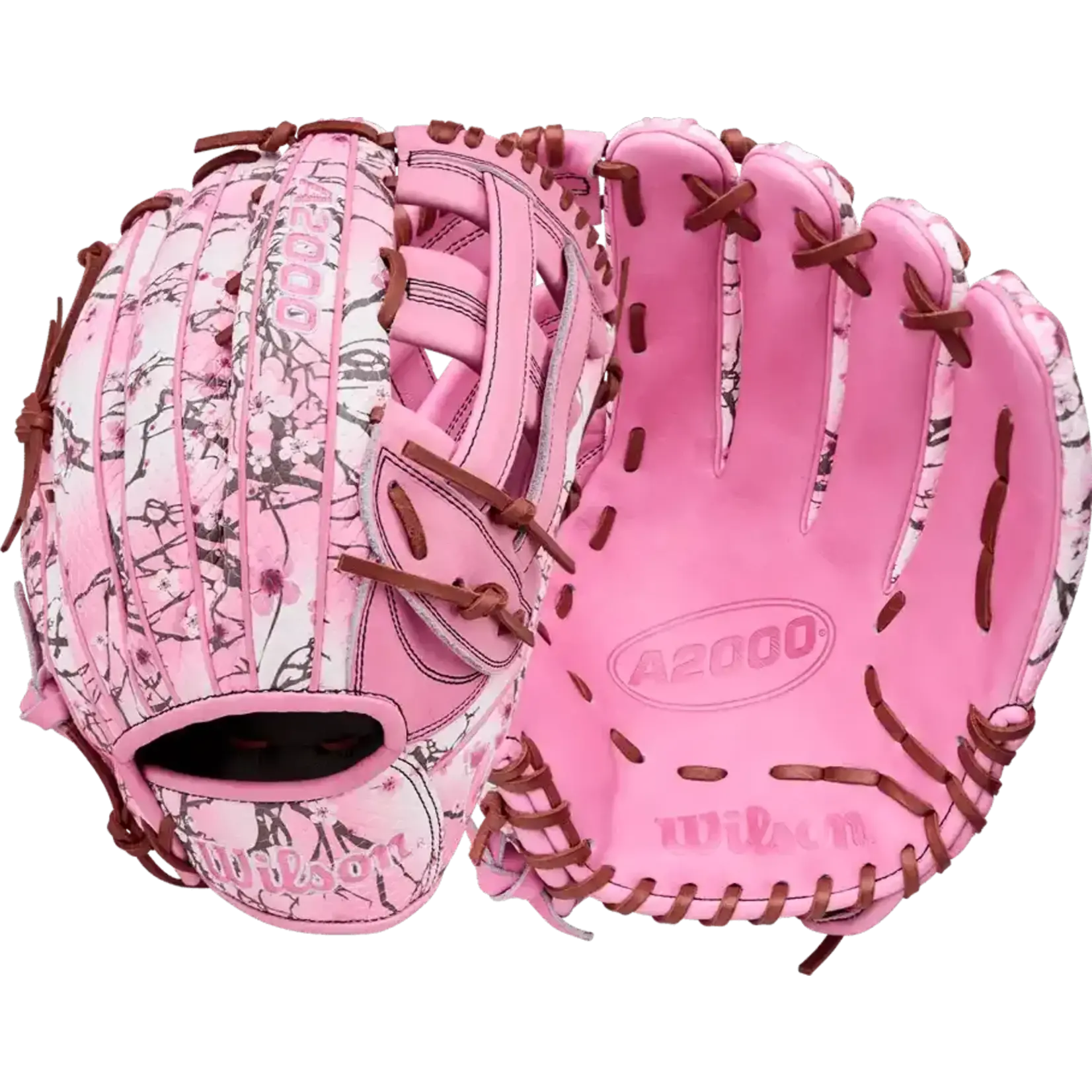 Wilson 2025 August GOTM A2000 1799 12.75" M.J. Melendez Cherry Blossom Outfield Glove