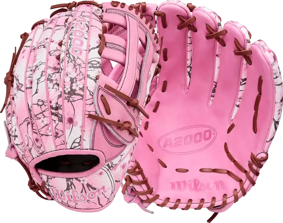 Wilson 2025 August GOTM A2000 1799 12.75" M.J. Melendez Cherry Blossom Outfield Glove