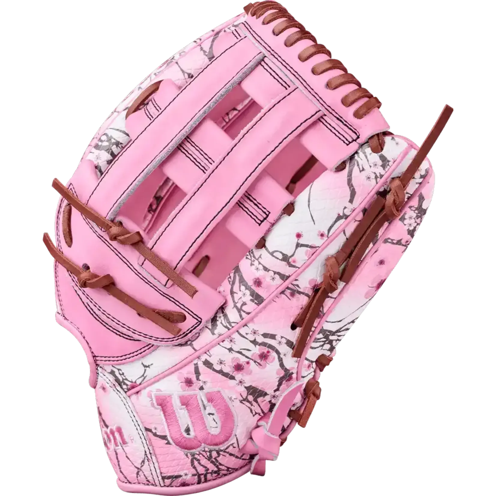 Wilson 2025 August GOTM A2000 1799 12.75" M.J. Melendez Cherry Blossom Outfield Glove