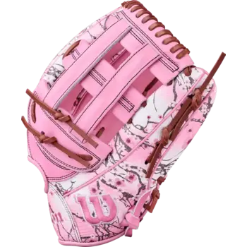 Wilson 2025 August GOTM A2000 1799 12.75" M.J. Melendez Cherry Blossom Outfield Glove