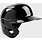 Rawlings Rawlings Mach Single Ear Batting Helmet Black LHB