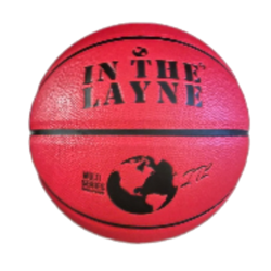 In The Layne In The Layne Indoor/Outdoor Red & Black Jr Basketball (sz 5)
