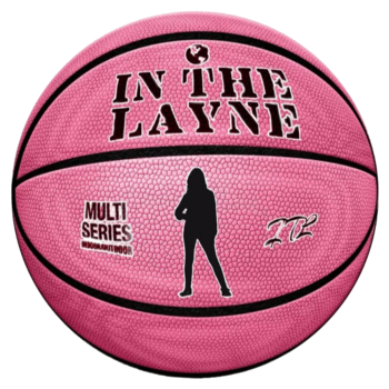 In The Layne In The Layne Indoor/Outdoor Pink & Black Women's Basketball (sz 6)