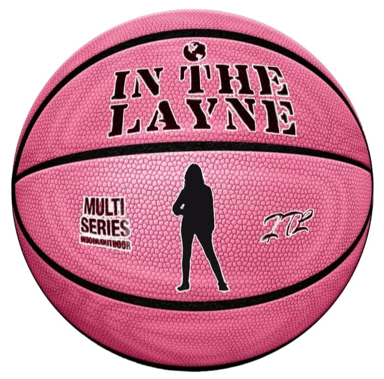 In The Layne In The Layne Indoor/Outdoor Pink & Black Women's Basketball (sz 6)