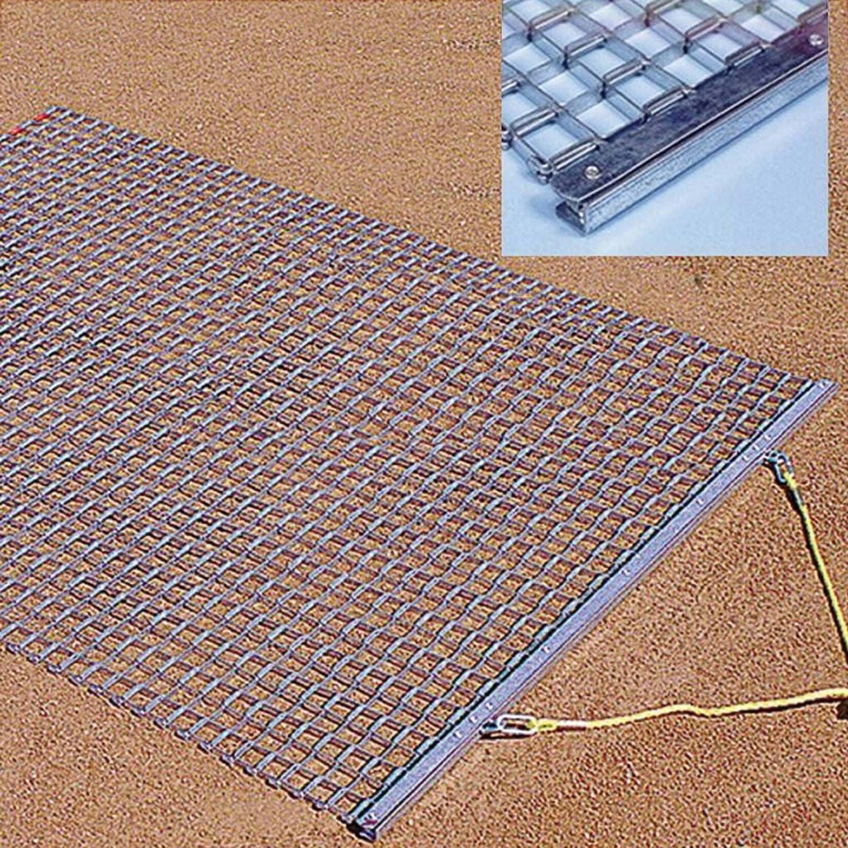 Adams Adams 3' x 5' Baseball / Softball Field Drag with Nylon Rope