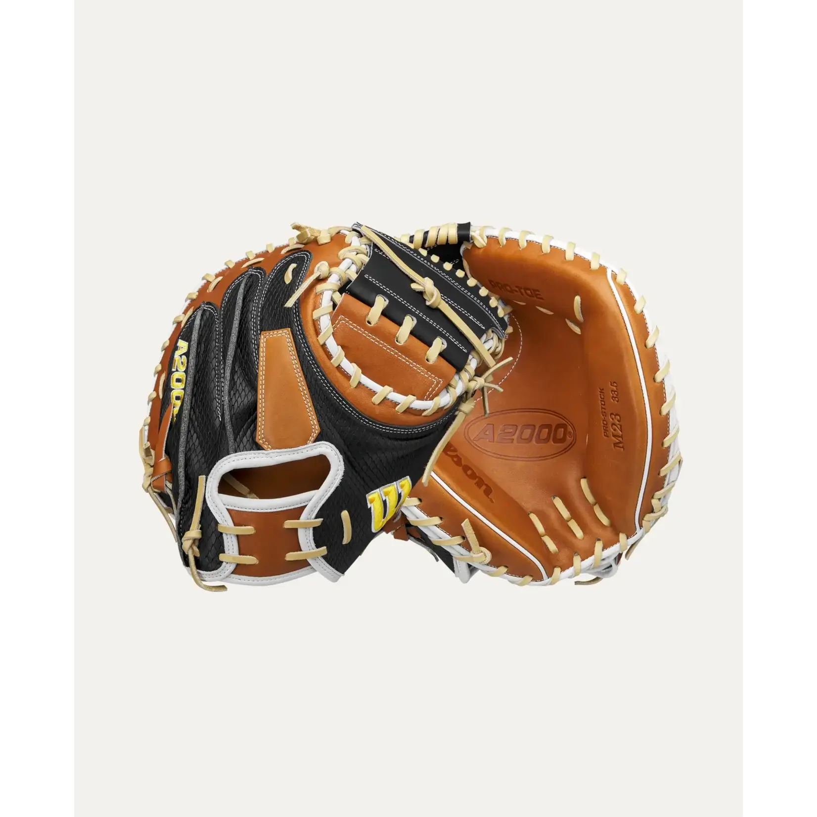Wilson A2000 M23 Catchers Mitt 33.5 Blk/Blnd/Wht