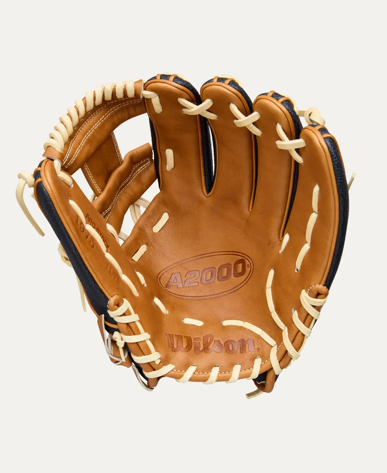 Wilson 2026 A2000 Classics Series 1975SS Black/Saddle Tan 11.75"