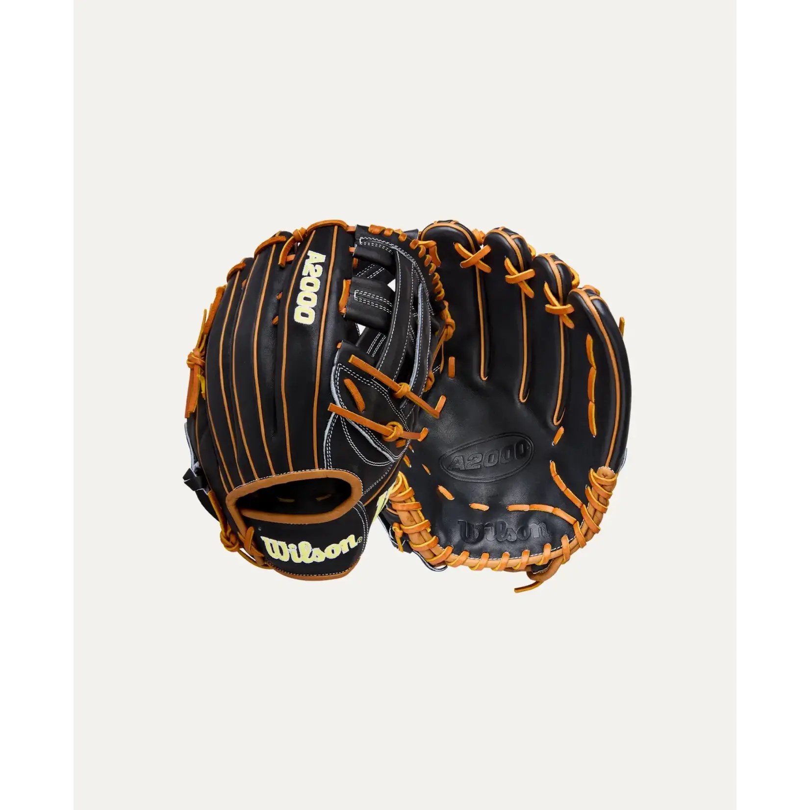 Wilson 2026 A2000 Classics Series 1750 Black/Saddle Tan 12.5" Outfield Glove