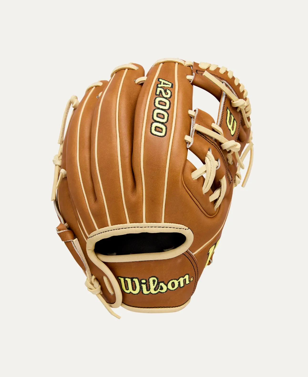 Wilson 2026 A2000 Classics Series DP15 Saddle Tan/Blonde 11.5" Infield Glove