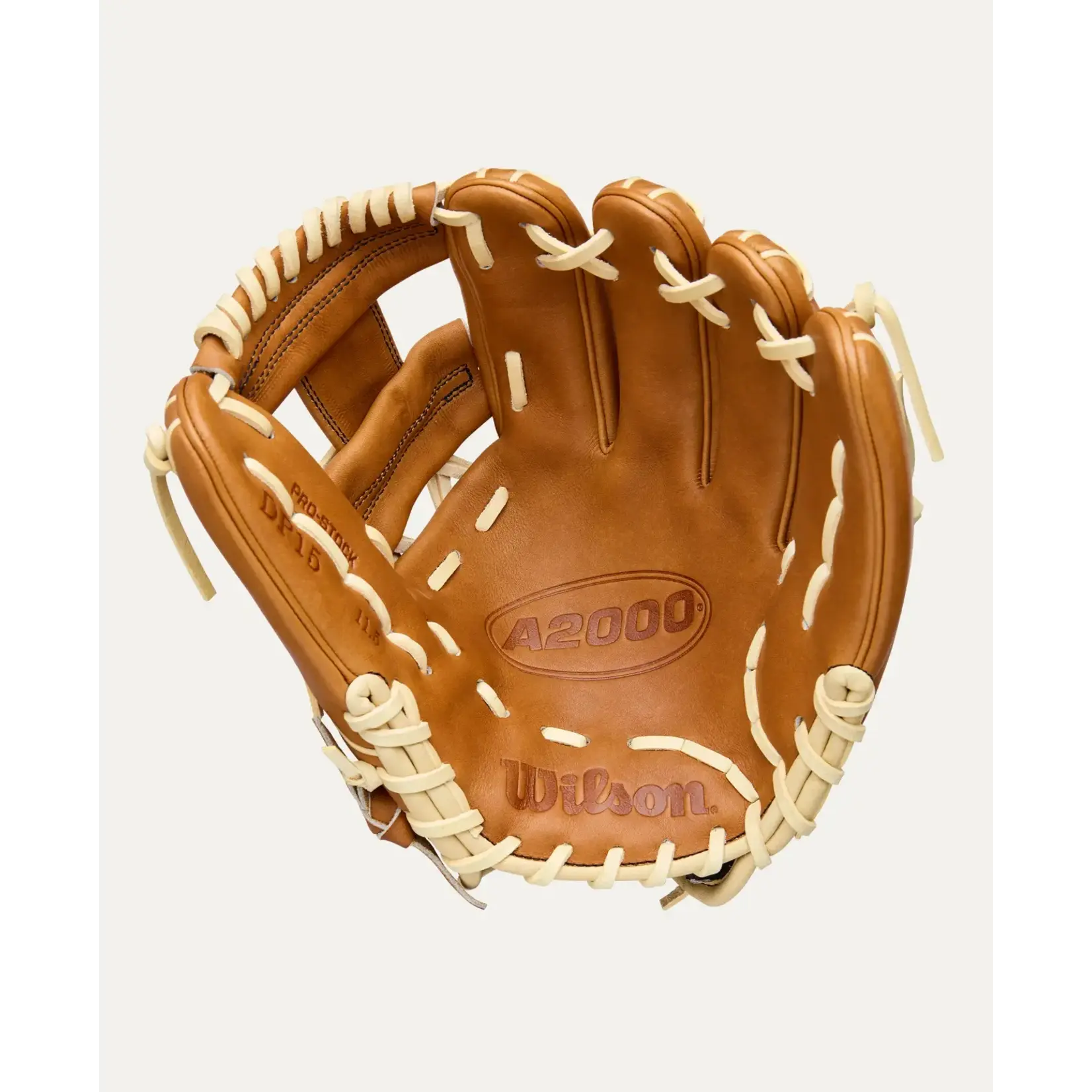 Wilson 2026 A2000 Classics Series DP15 Saddle Tan/Blonde 11.5" Infield Glove