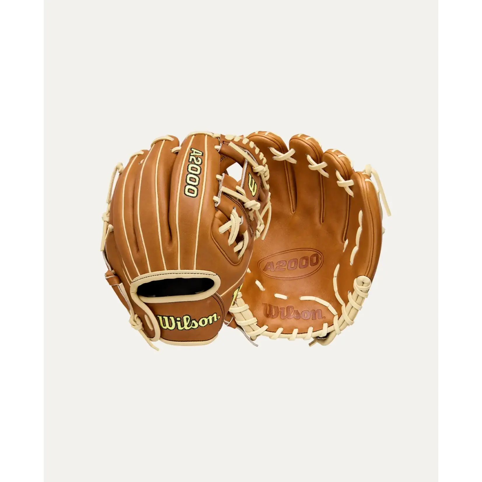 Wilson 2026 A2000 Classics Series DP15 Saddle Tan/Blonde 11.5" Infield Glove