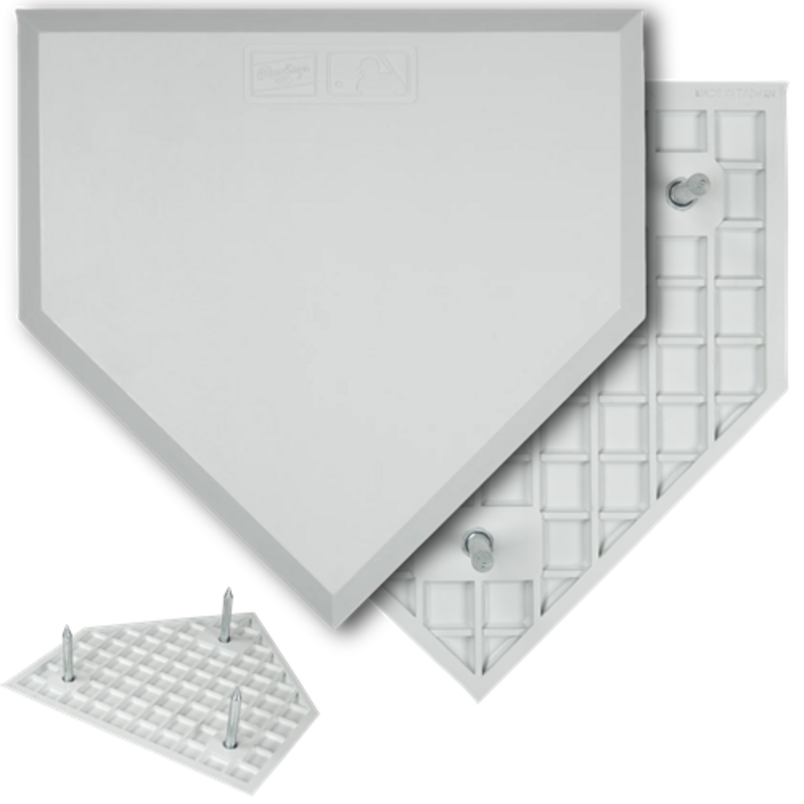 Rawlings Waffle Bottom Throw Down Home Plate with Spikes