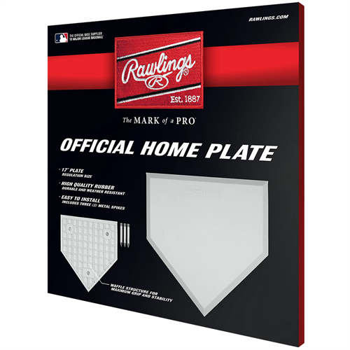 Rawlings Waffle Bottom Throw Down Home Plate with Spikes