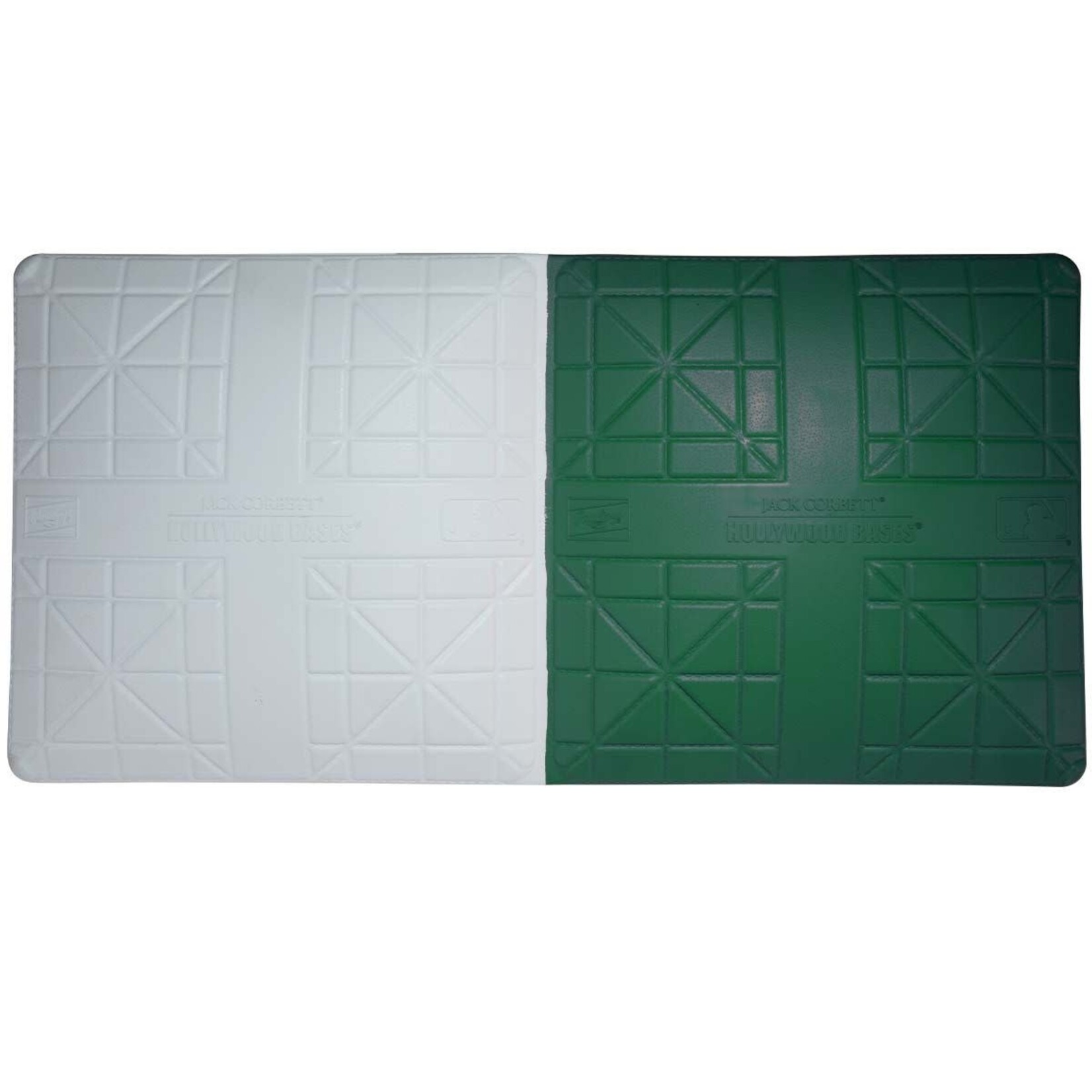 Rawlings Jack Corbett Hollywood Double First Base, Green/White