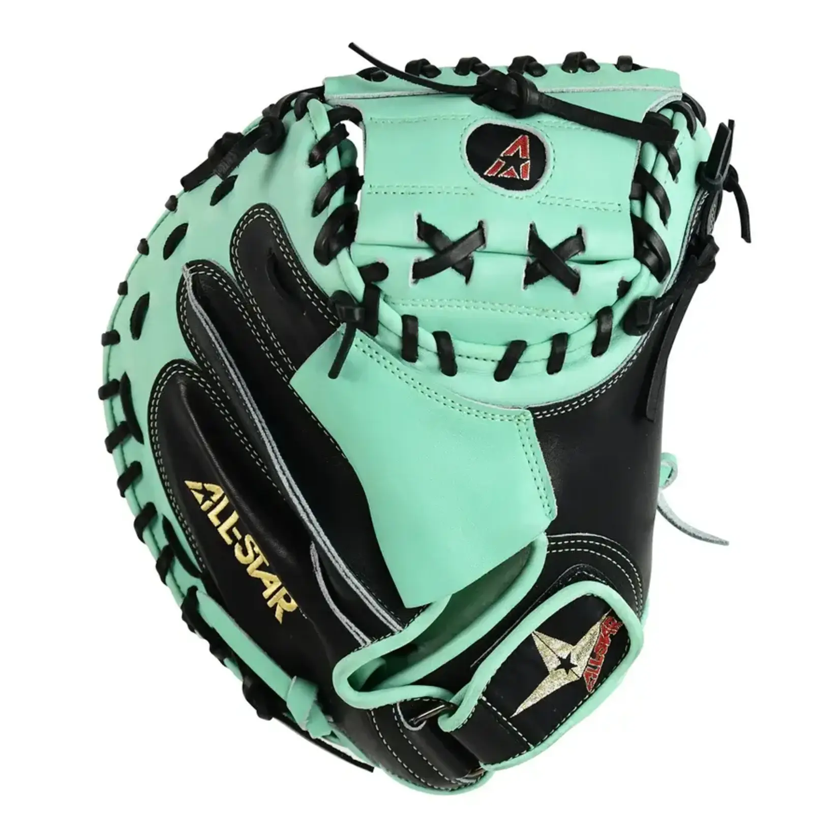 All-Star All Star Pro Elite Catchers Mitt Limited Edition Black/Mint 34 Inch